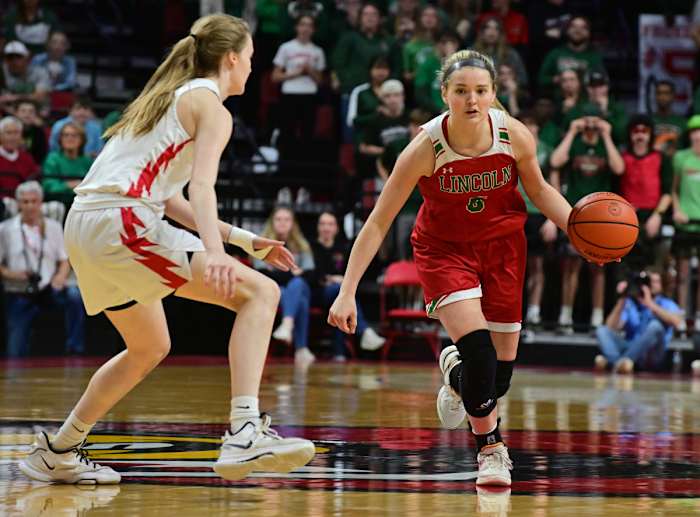 Lincoln Chatham Glenwood Illinois 3A girls basketball championship March 2 2024 Tim Vizer 26333